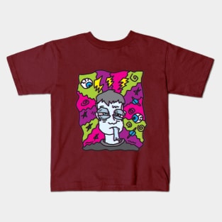 MIGRAINE (SELF-PORTRAIT OF THE ARTIST WITH A MIGRAINE) Kids T-Shirt